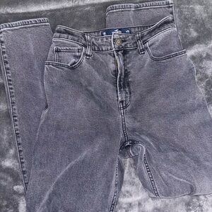 Hollister Women's Dark Gray Boyfriend Jeans